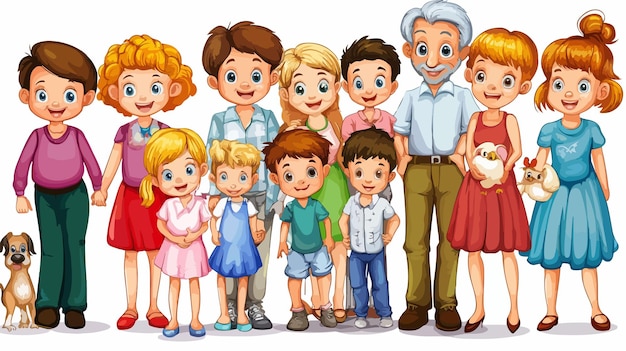 huge family cliparts 2024