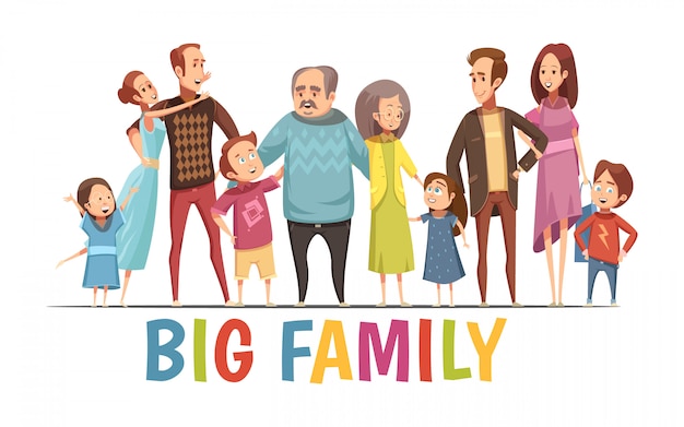 huge family cliparts 2024