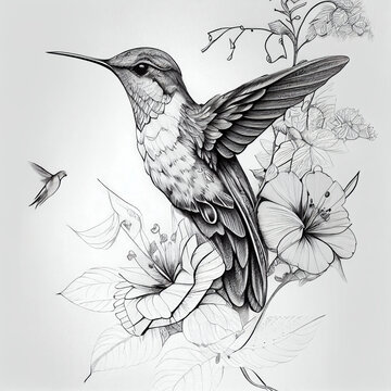 Hummingbird Art Images – Browse 78,606 Stock Photos, Vectors, and ...