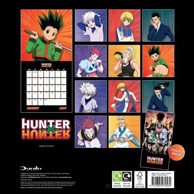 Kalender 2024 Hunter x Hunter