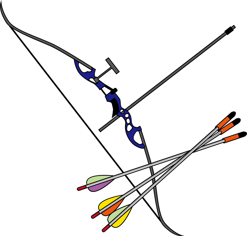hunting bow cliparts