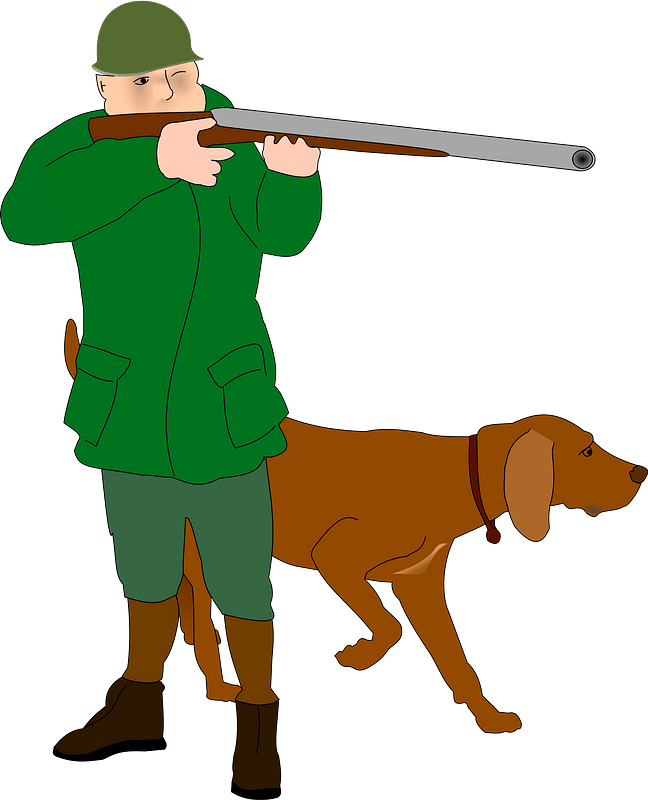 hunting dog cliparts