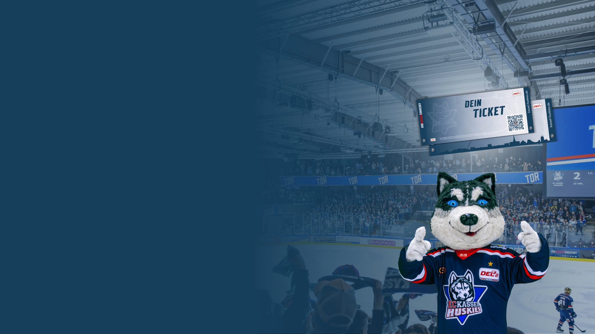 Homepage der Kassel Huskies. Alles über das Team, Spiele und News.