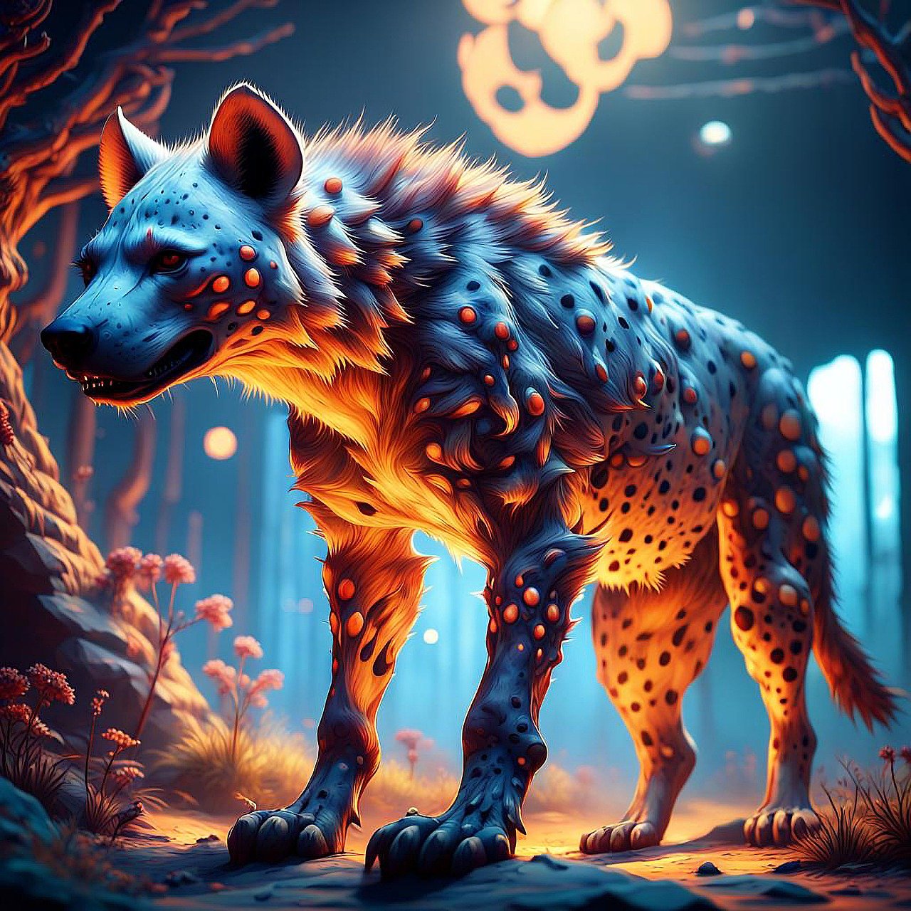 Download Hyenas, Wildlife, Fantasy. Royalty-Free Stock ...