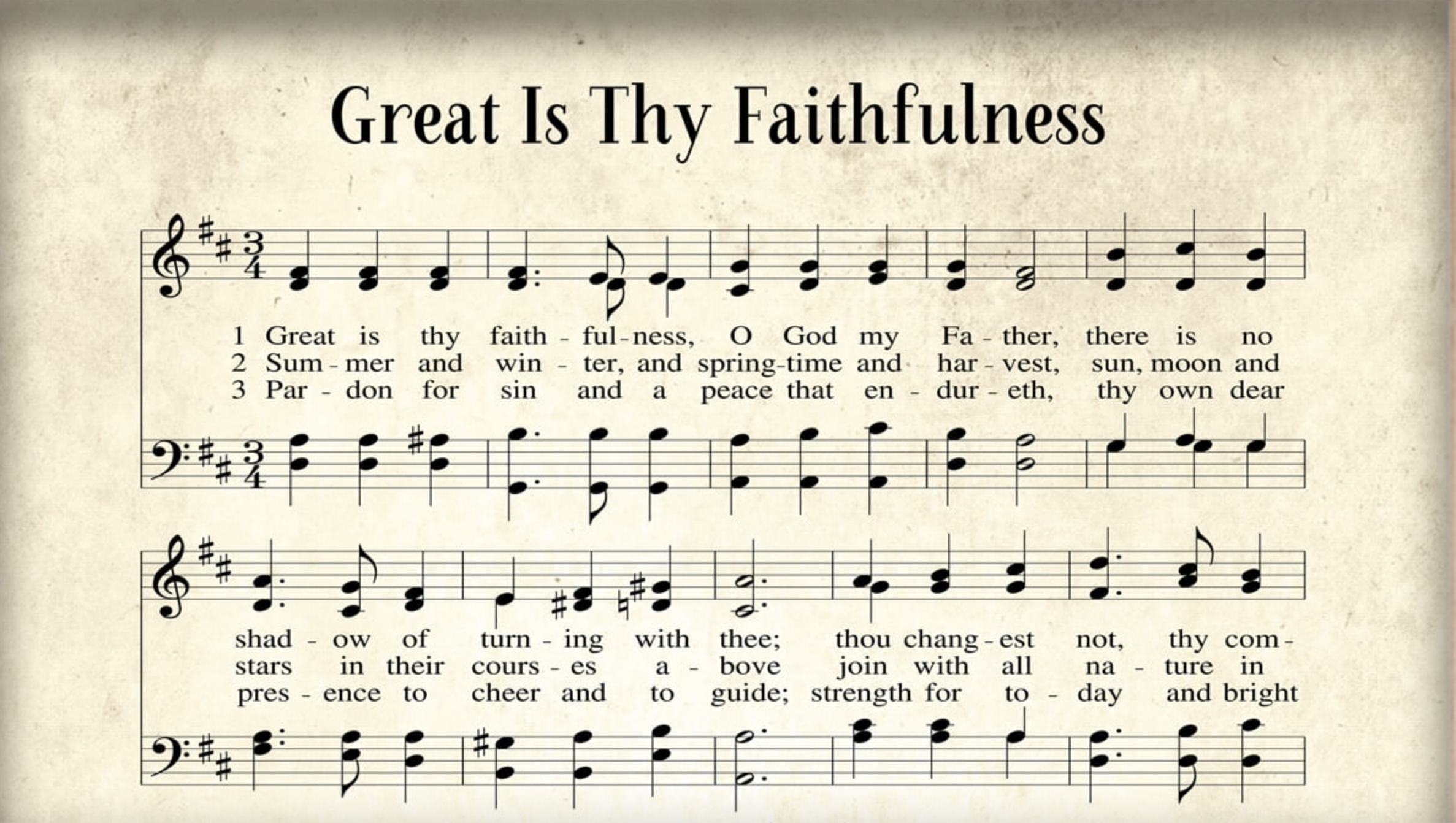 The Faithful Hymn | Wilson Hill Academy