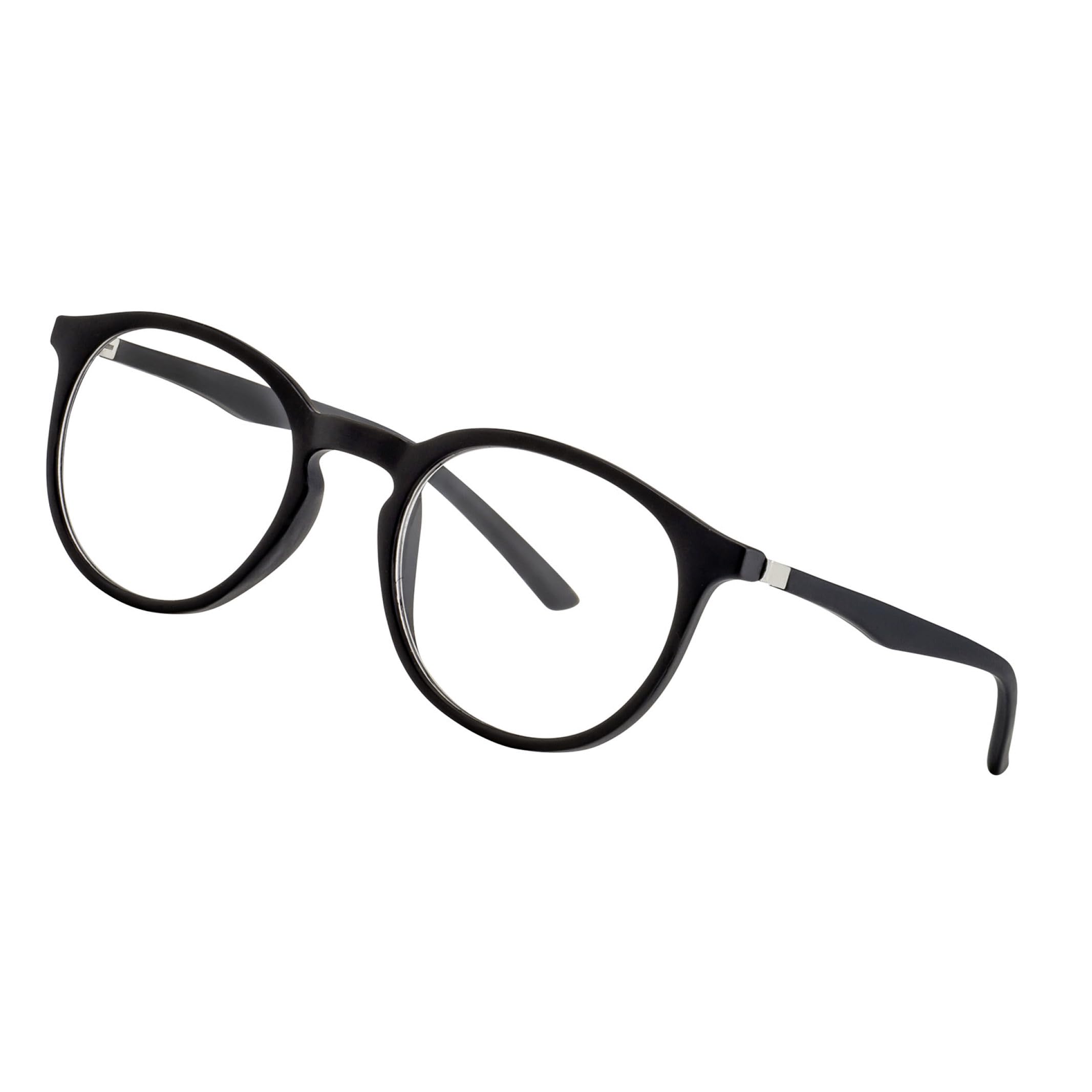 LEXXOO - Stylish reading glasses in +3.0 dioptres in black - Clear vision  thanks to high-quality lenses - Lightweight and modern design - ...