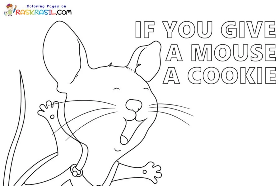 if you give a mouse a cookie coloring pages