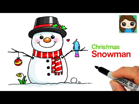 image of a snowman