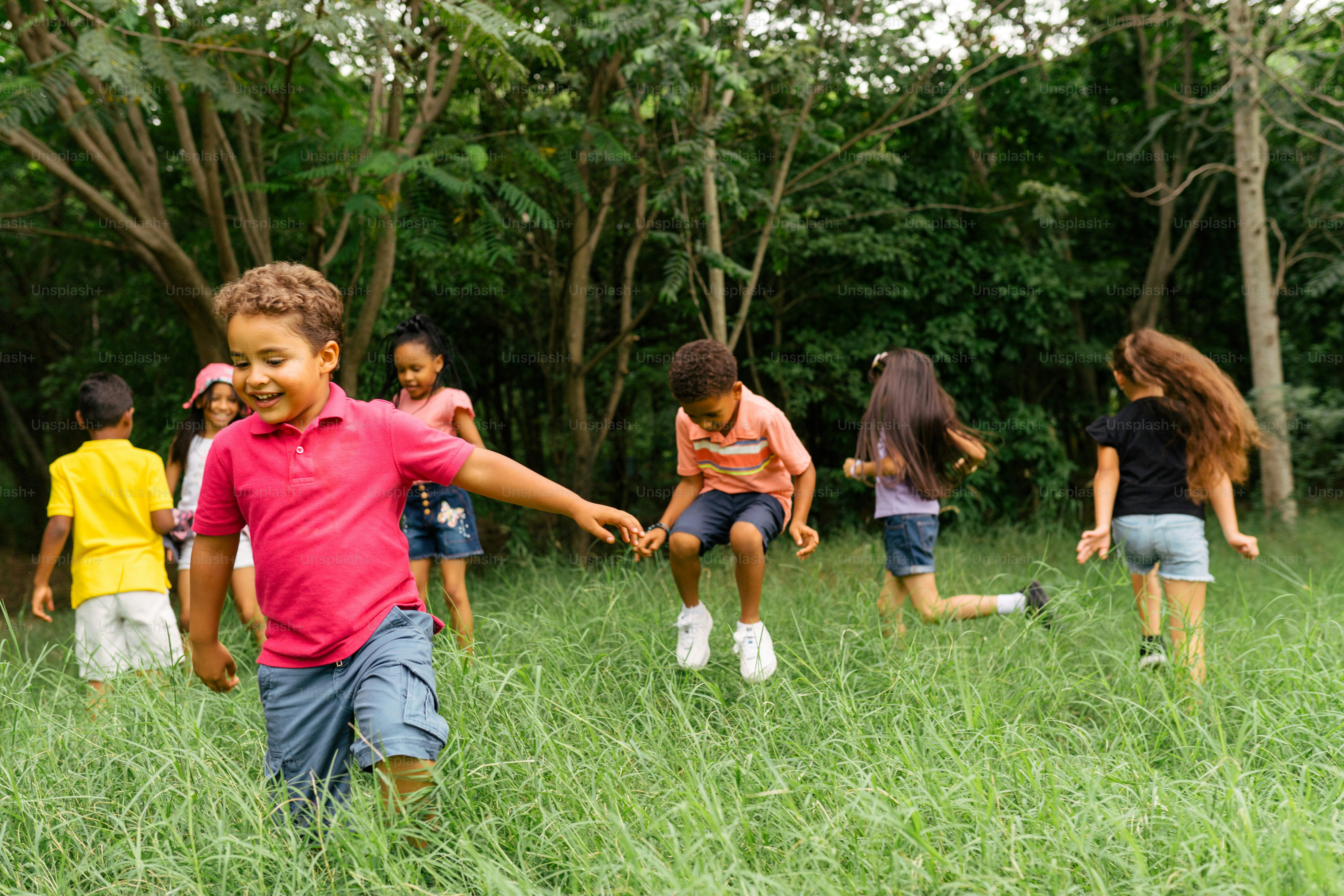 image of children playing