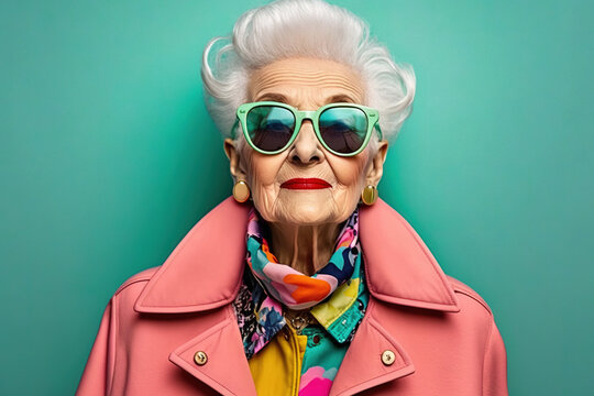 image of old lady