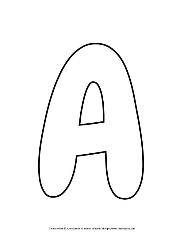 image of the letter a