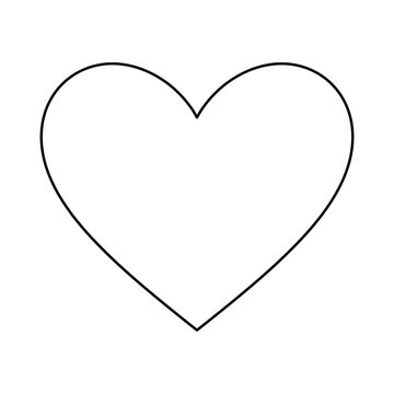 Heart Shape Outline Images – Browse 304,905 Stock Photos, Vectors ...