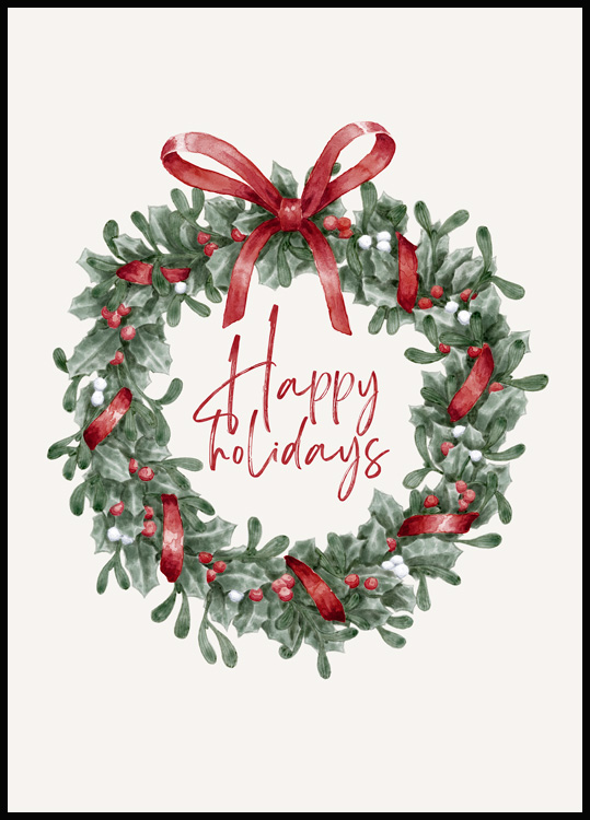 Happy Holidays Poster