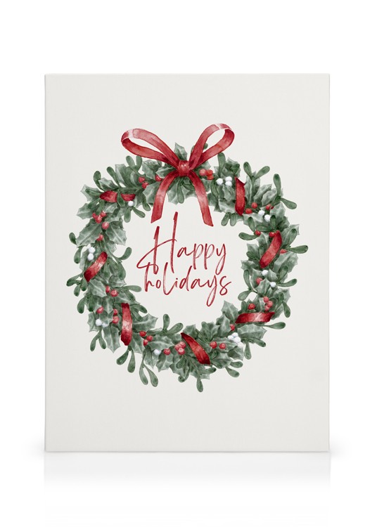 Happy Holidays Leinwandbild