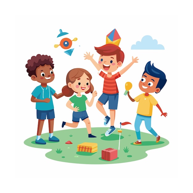 images kids playing