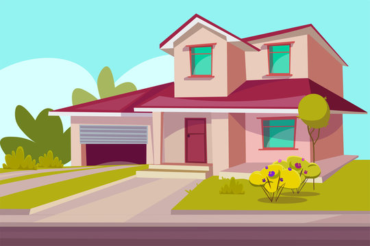 images of cartoon houses