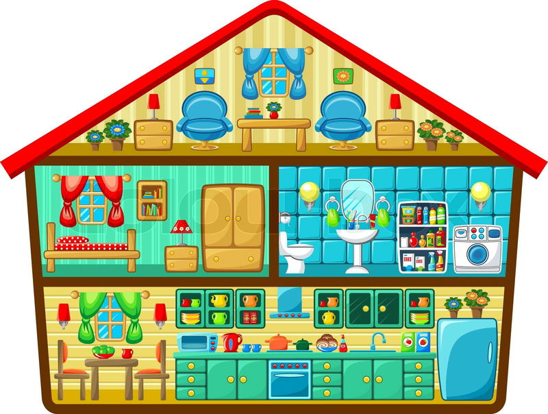 images of cartoon houses