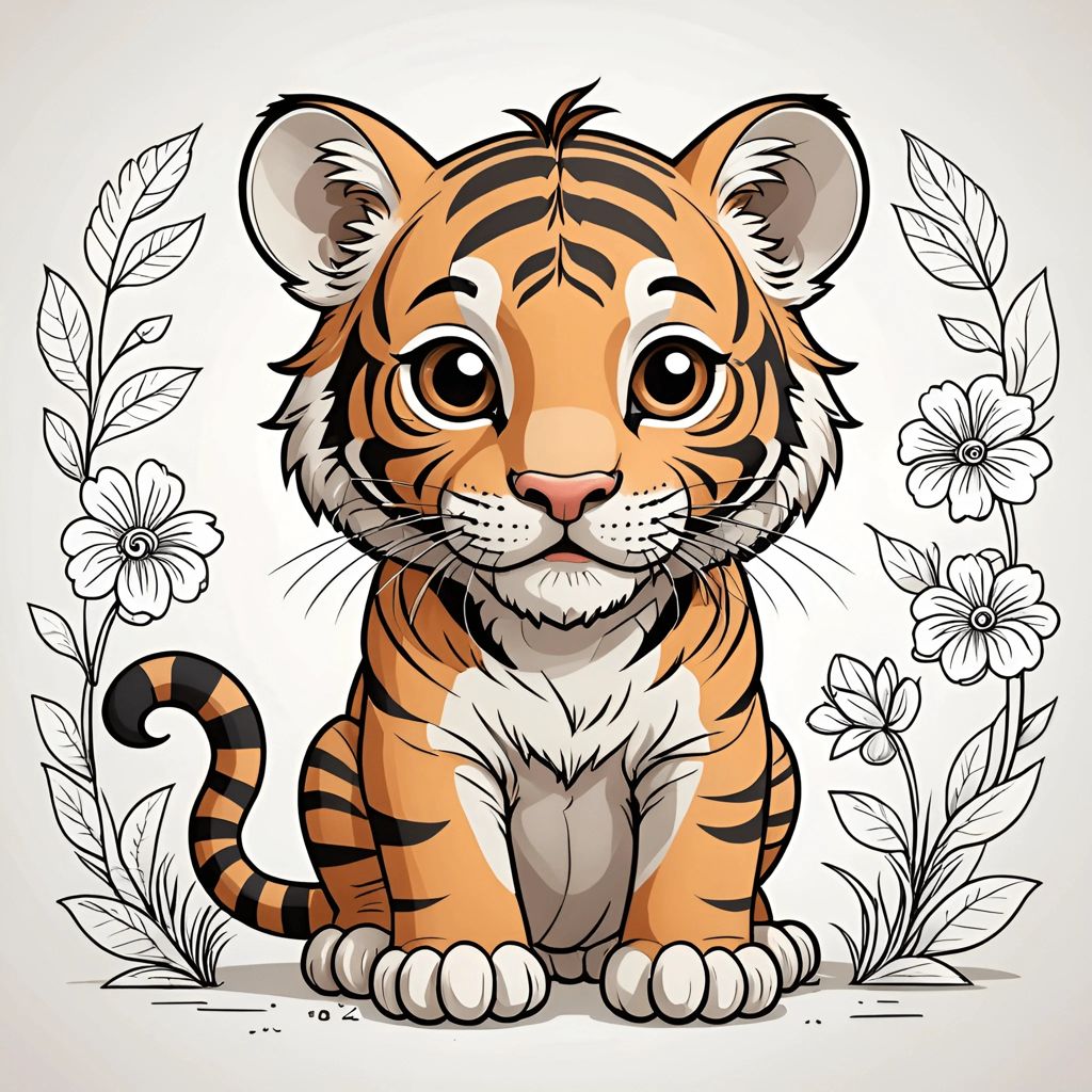 images of cartoon tigers
