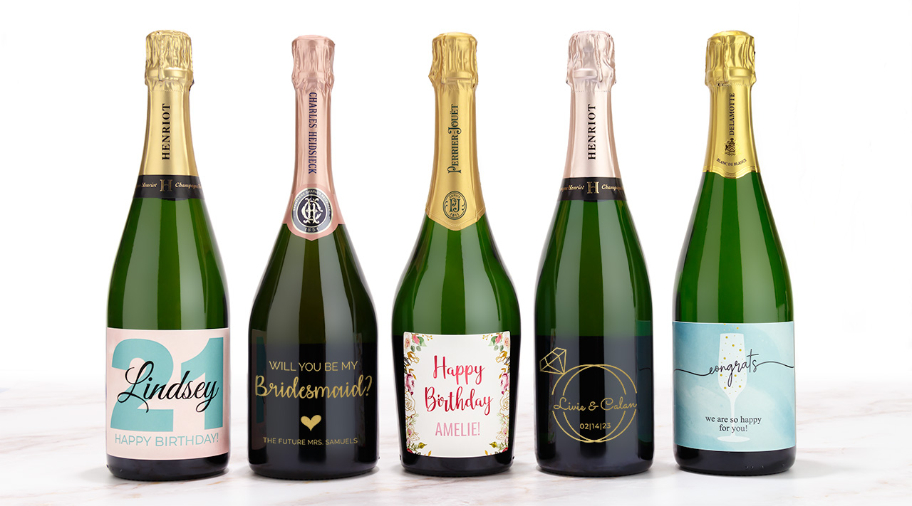 images of champagne bottles