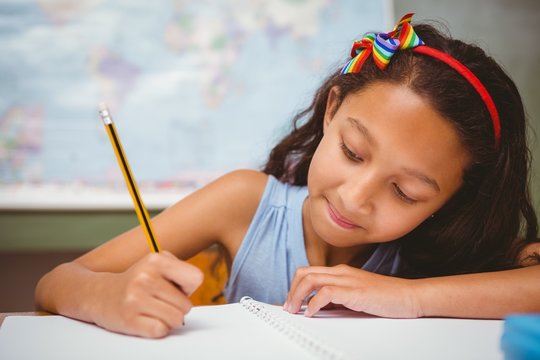 images of children writing