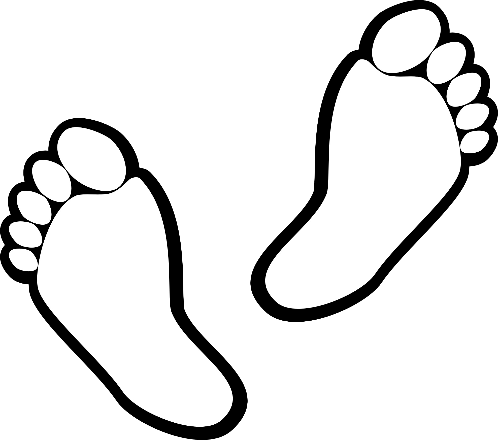 images of foot prints
