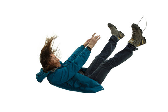 images of people falling
