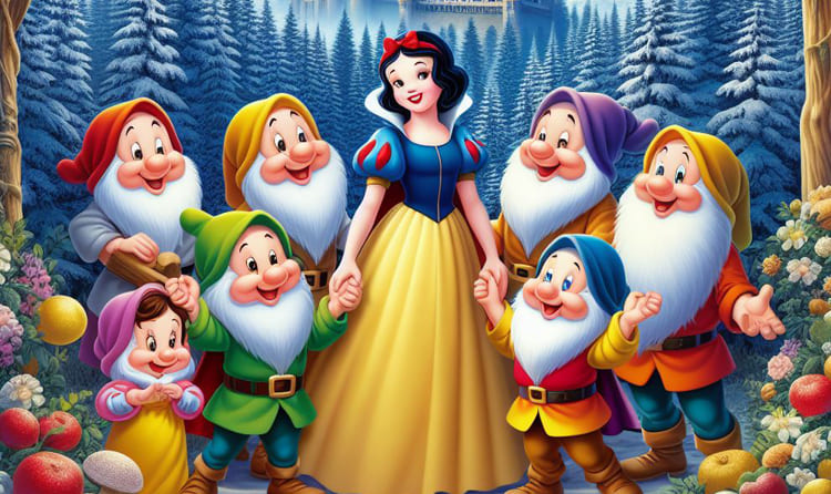 A Timeless Classic: Images of Snow White and the Seven Dwarfs - Family Feud Seven Dwarfs Wife In Bed Episode