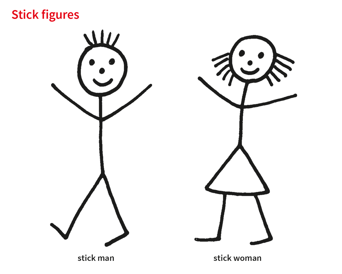 images of stick figures
