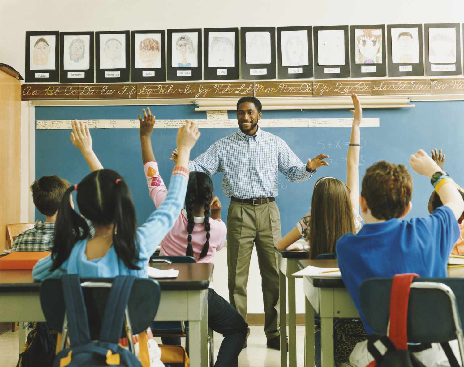 images of teachers and students