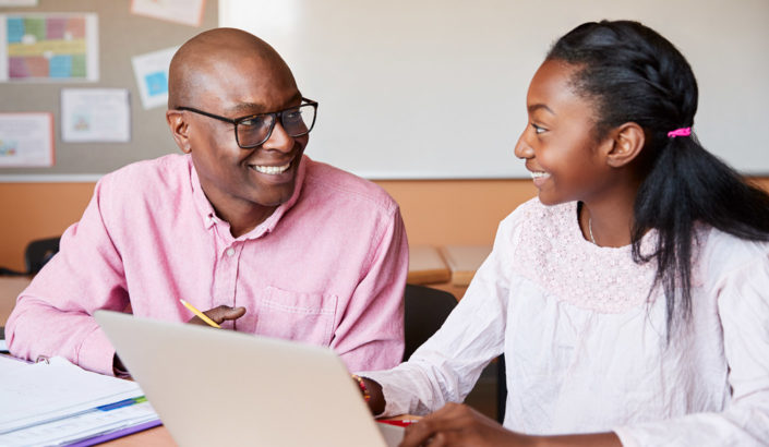 images of teachers and students