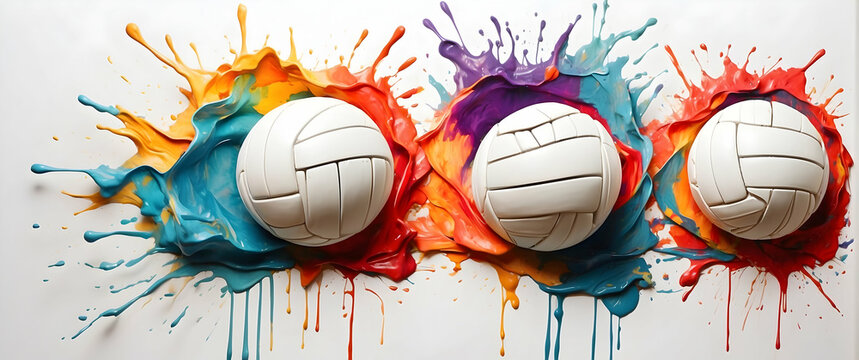 images of volleyballs