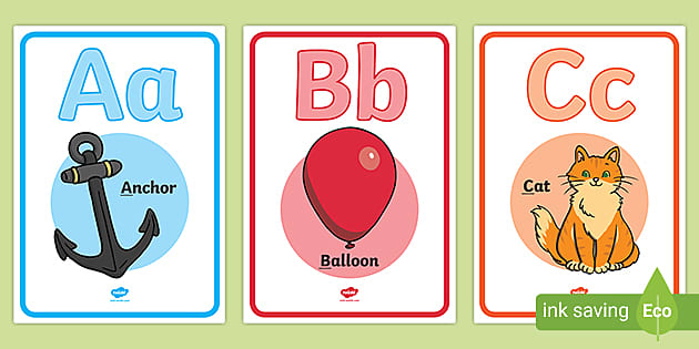 Alphabet Letter Pictures | Display Posters (teacher made)