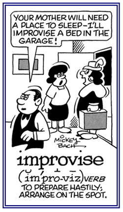 Word Information - search results for: improvises