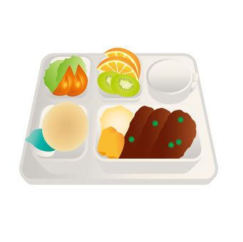 in flight meal cliparts