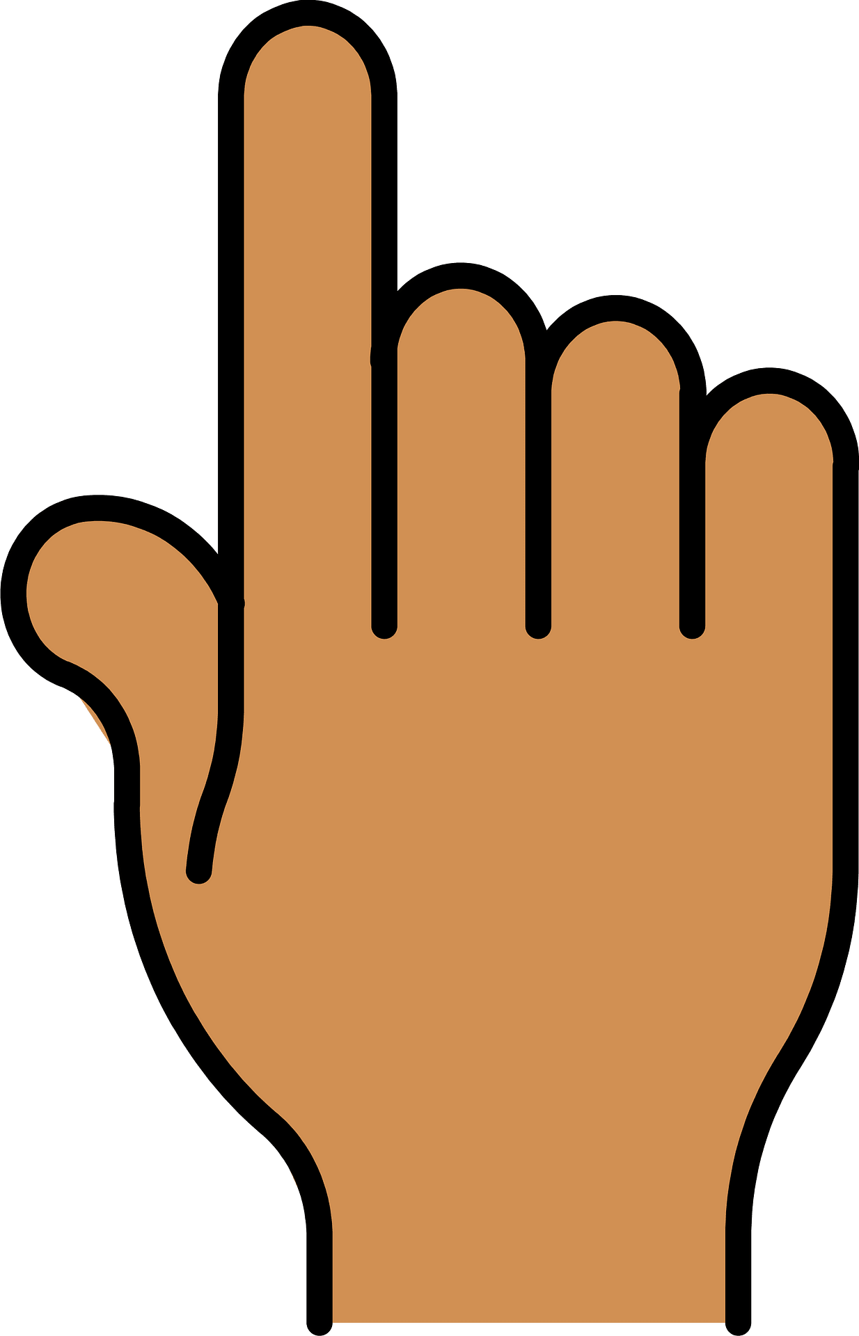 Index finger - Free vector clipart images on clipart library.com