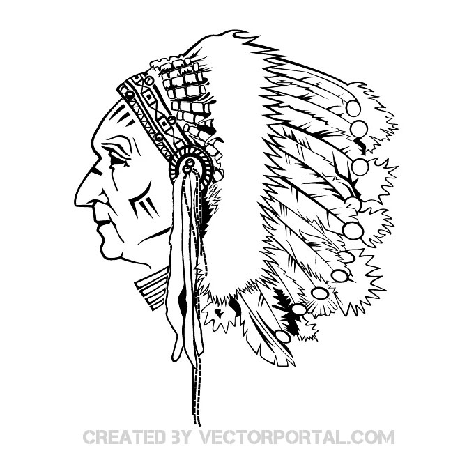 indian chief clipart 2024