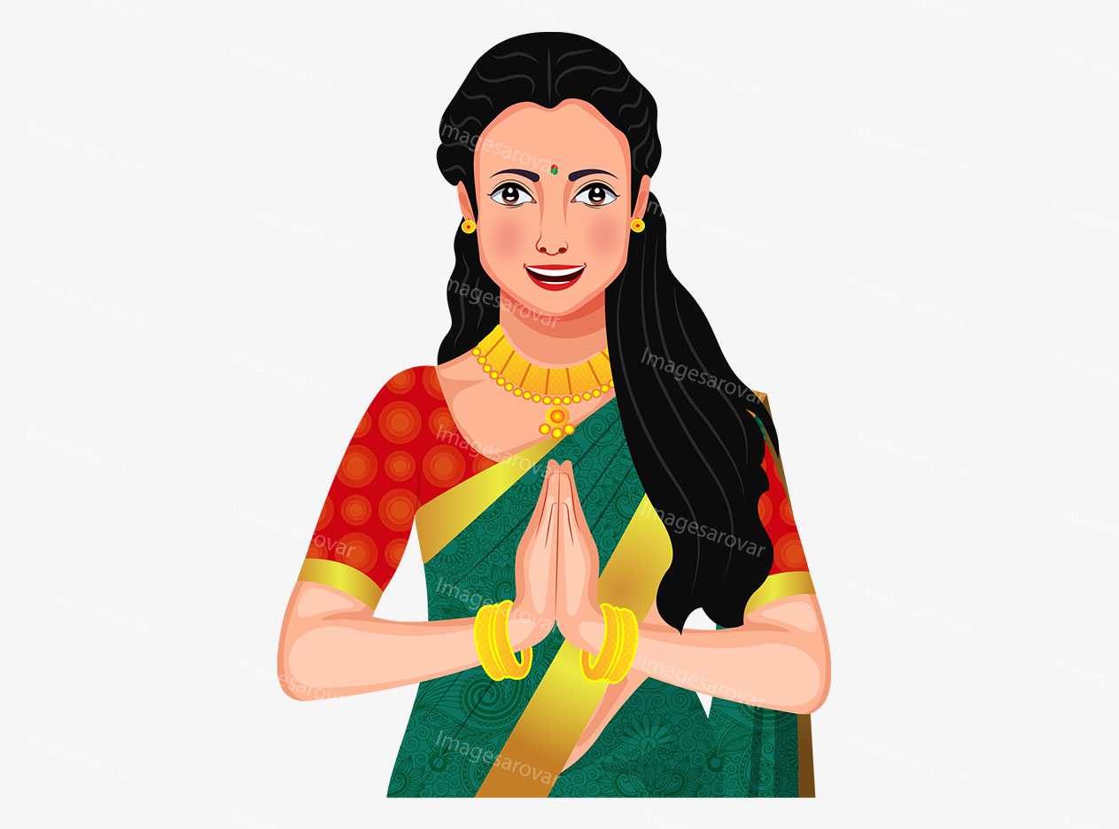 indian woman cliparts