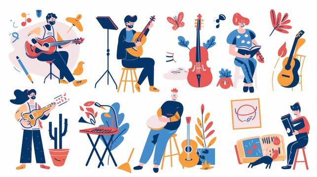 Musical Instrument Clip Art Images – Browse 107,161 Stock Photos ...