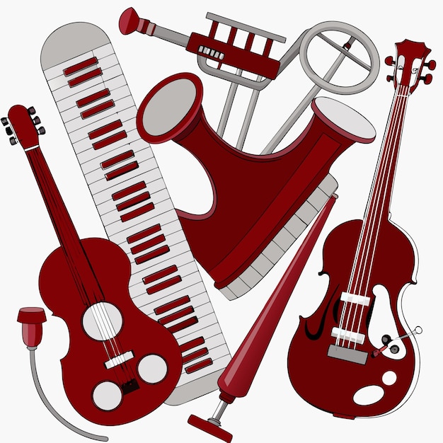 Music Instruments Clipart Images - Free Download on clipart library