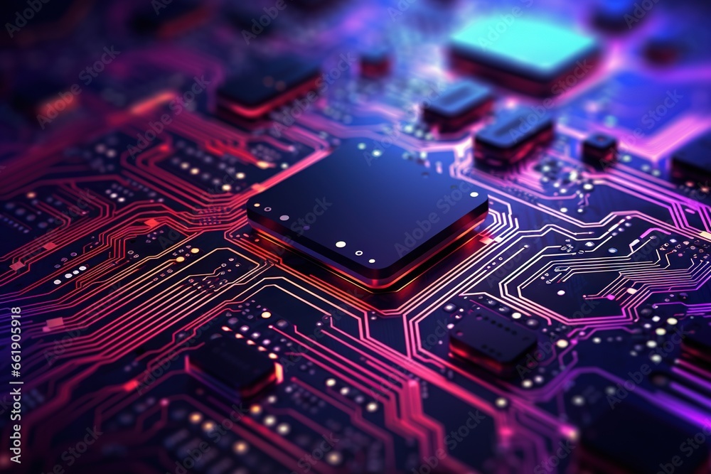 intricate circuit board