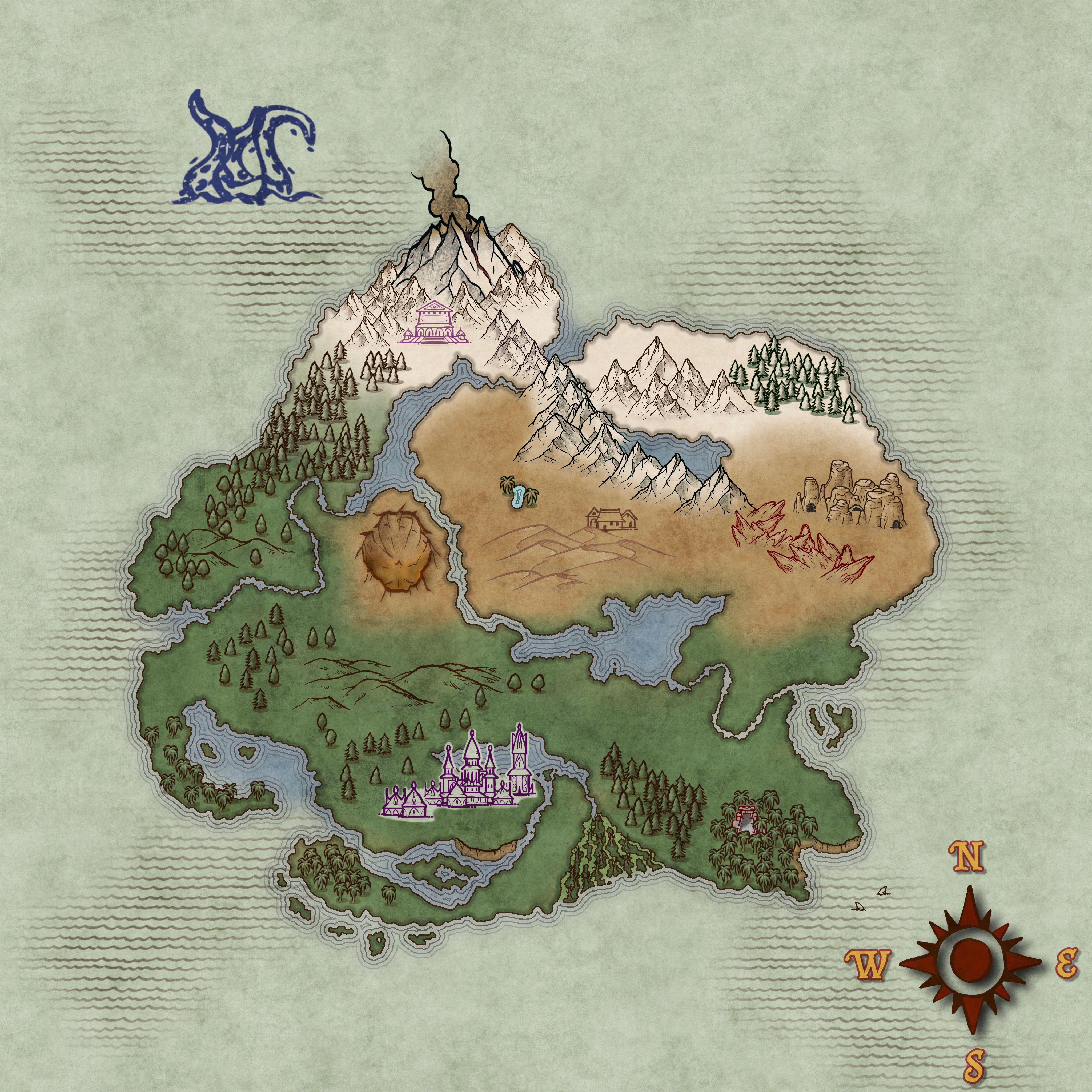 The Island - world map for a campaign Im writing (critiques ...