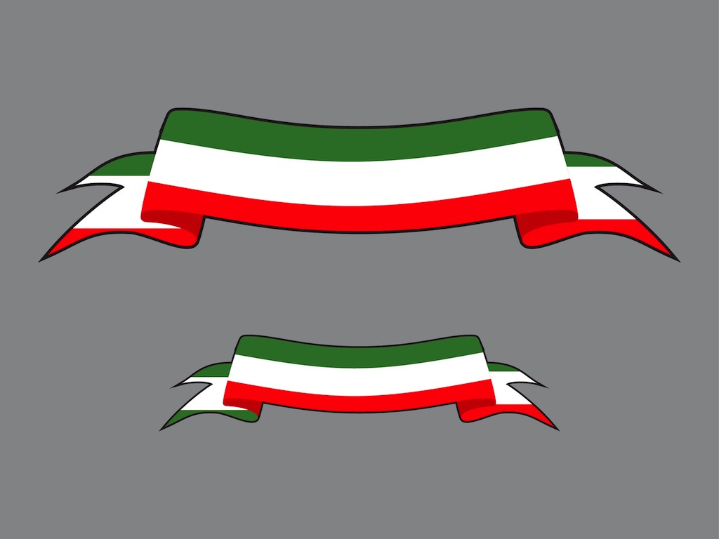 italian banner cliparts