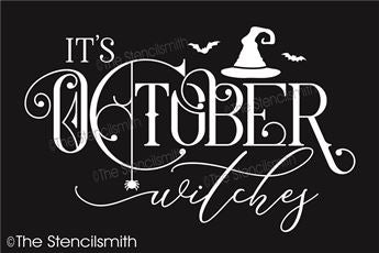 7690 - its October witches stencil