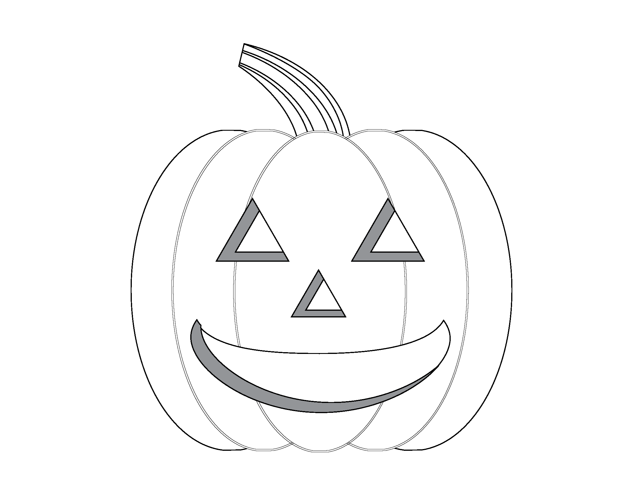 Jack-o-Lantern Coloring Pages - Gift of Curiosity