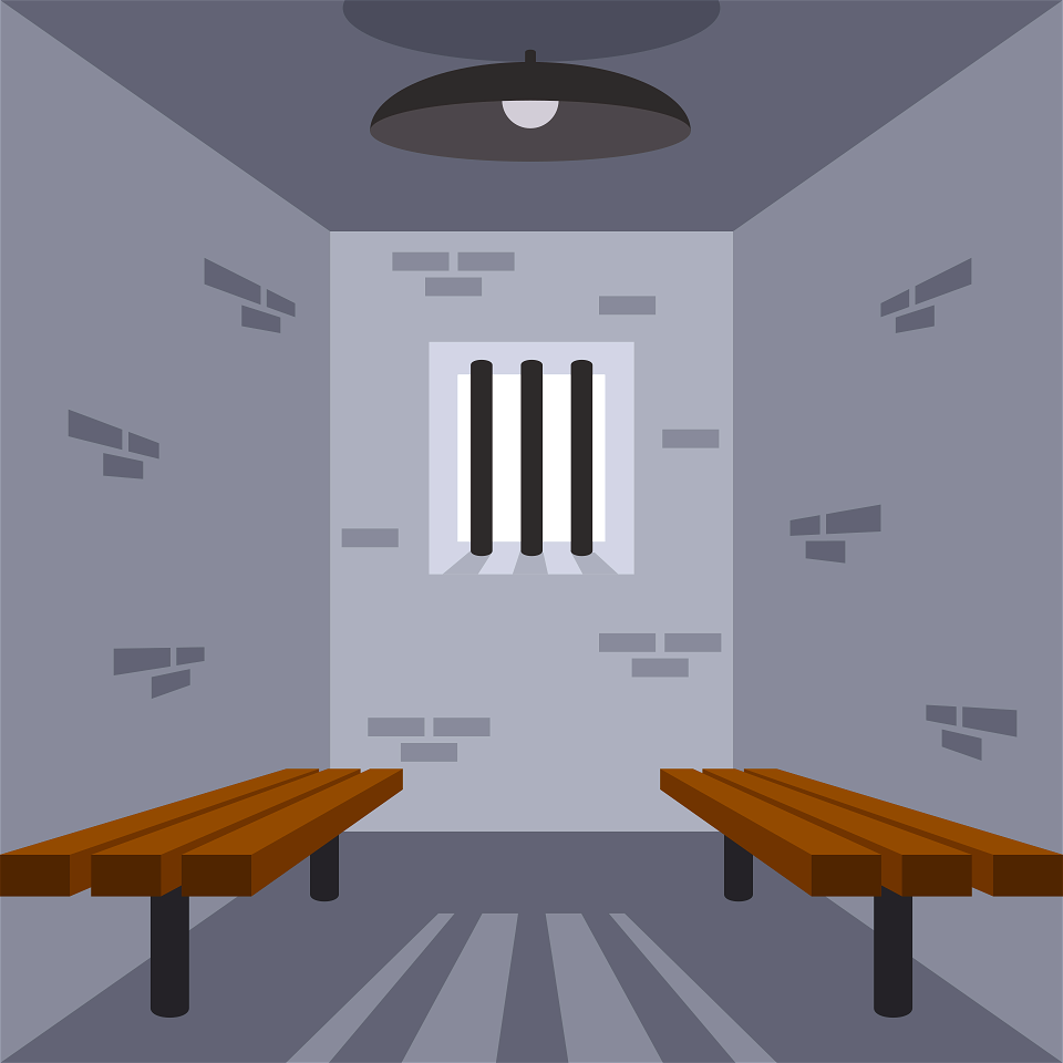 Prison cell clipart - Free digitally-made illustrations on ...