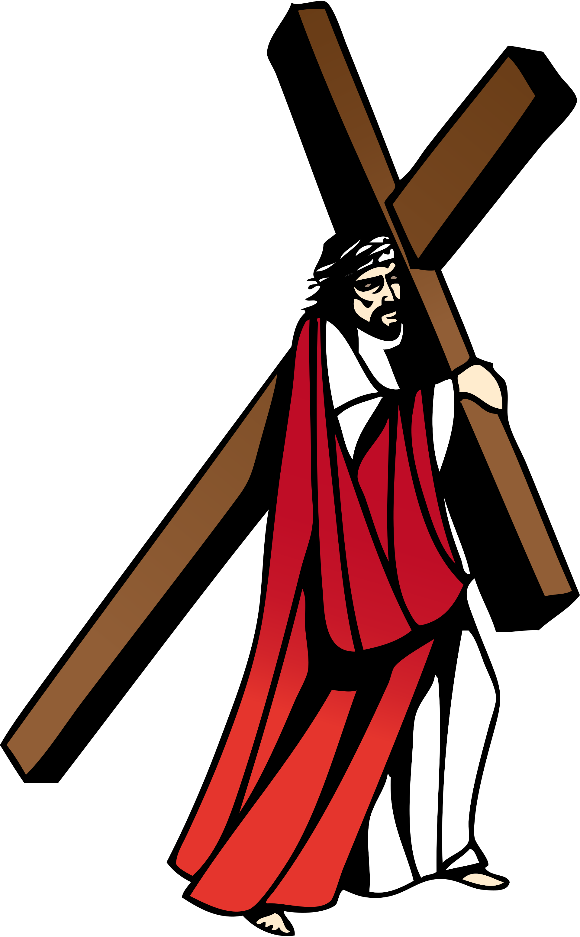 jesus on the cross clipart 2024
