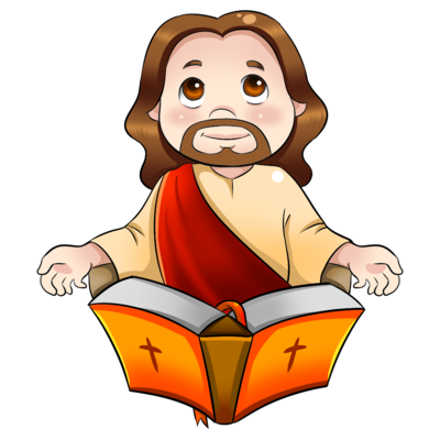 jesus reading cliparts