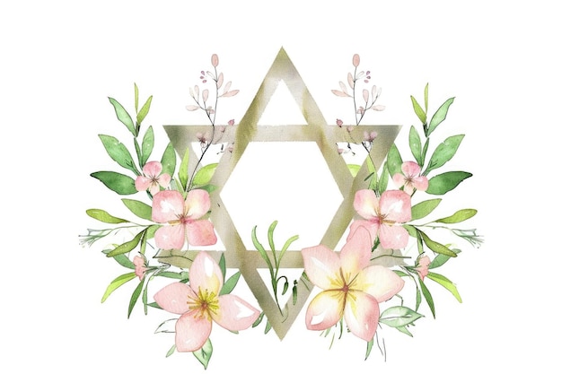 jewish flower cliparts