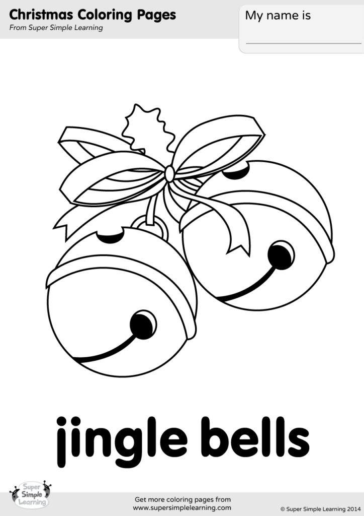 jingle bells coloring pages