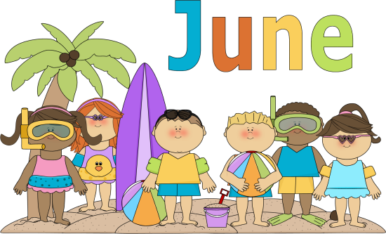 june beach cliparts